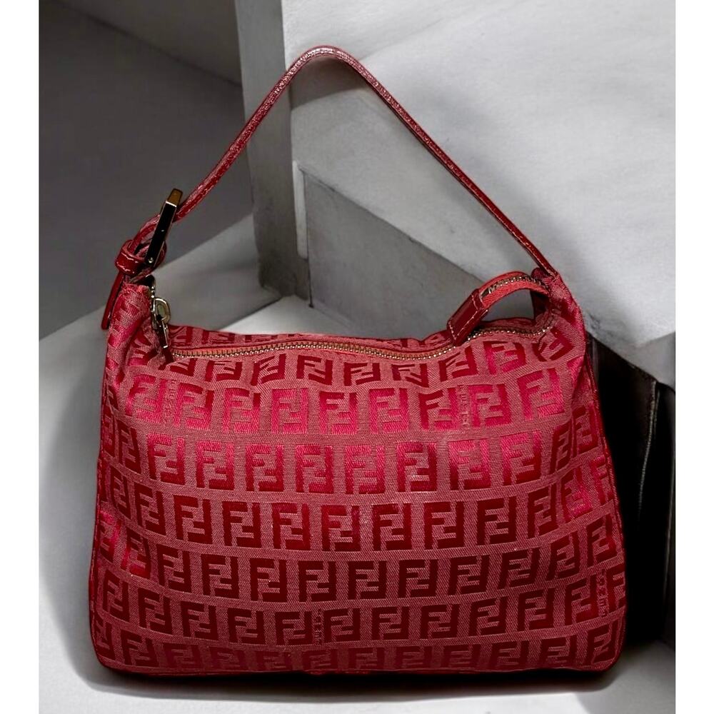 Vintage FENDI Zucchino Jacquard Handbag